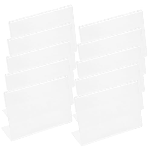 ARTIBETTER 20 Stück Teiliges Preisschildhalter Förmige Tischaufsteller für Supermärkte Geschäfte und Einzelhandel für Informationsanzeigen Stabil und Leicht zu Handhaben Platzsparend und von Artibetter