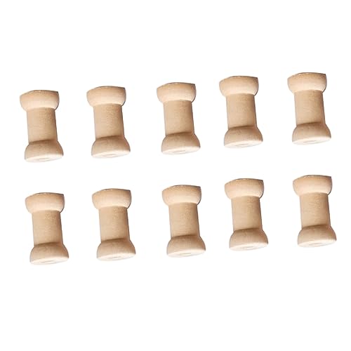 ARTIBETTER 20 Stück Vintage Holzspulen Leer für Nähgarn Bastelbedarf Stabile Holzfäden Organizer für Handarbeit und Dekoration Kompakte Langlebig für Vielfältige Diy Projekte von Artibetter