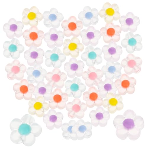 ARTIBETTER 200 Stück Acryl Spacer Perlen Mischfarben Diy Schmuck Zubehör für Armbänder und Kreative Bastelprojekte Frosted Blütenperlen Einfach zu Verarbeiten ARTIBETTER 200 Stück Acryl Spacer Perlen Mischfarben Diy Schmuck Zubehör für Armbänder und Kreative Bastelprojekte Frosted Blütenperlen Einfach zu Verarbeiten von Artibetter