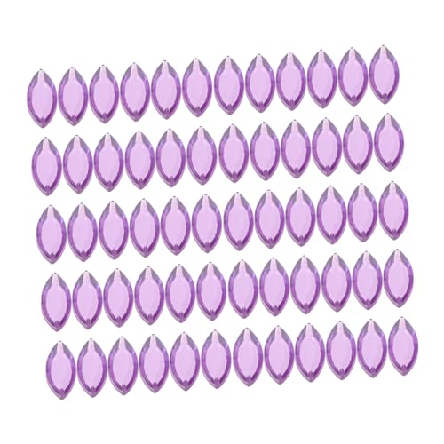 ARTIBETTER 200 Stück Aufkleber aus Acryl Basteln DIY nähzubehör Strasssteine ​​zum Nähen mit flacher Rückseite Acryl-Diamant-Material DIY nähmaterial Acrylbohrer Violett von Artibetter