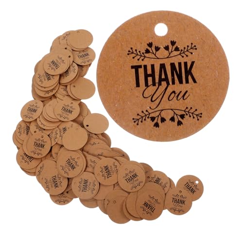 ARTIBETTER 200 Stück Basteln Sie Geschenkanhänger Etiketten Leer Kreis Du Danke Tags Runden Runde Dankeschön-tags Runde Aufkleber Schild Stichworte Danke Stempel Hallo Papier Büfett Hanfseil ARTIBETTER 200 Stück Basteln Sie Geschenkanhänger Etiketten Leer Kreis Du Danke Tags Runden Runde Dankeschön-tags Runde Aufkleber Schild Stichworte Danke Stempel Hallo Papier Büfett Hanfseil von Artibetter
