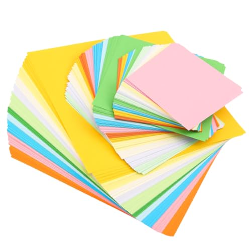 ARTIBETTER 200 Stück Buntes Origami Papier Doppelseitiges Faltpapier für Diy Kunstprojekte Kindergartenbasteln und Kreative Schulprojekte Gemischte Farben und Dekorativ von Artibetter
