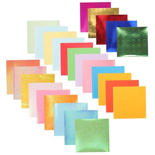 ARTIBETTER 200 Stück Geprägter Papierset Handwerk Sammelalbum Farbe Für Buntes Bastelpapier Druckpapier Masse Exquisites Origami-papier Origami-papiermasse Bastelpapier Selber Falten von Artibetter