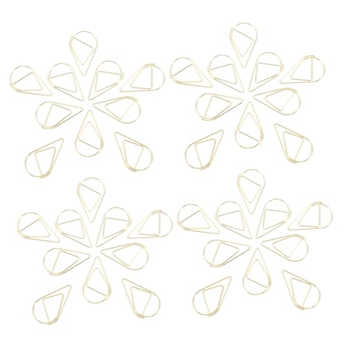 ARTIBETTER 200 Stück Goldene Büroklammern Mini Metallklammern mit Glatter Oberfläche Teardrop Lesezeichen für Dokumente Fotos Notizen und Kreative Projekte im Büro und Zuhause ARTIBETTER 200 Stück Goldene Büroklammern Mini Metallklammern mit Glatter Oberfläche Teardrop Lesezeichen für Dokumente Fotos Notizen und Kreative Projekte im Büro und Zuhause von Artibetter