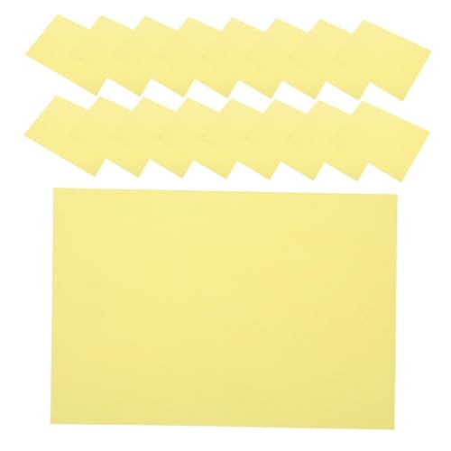 ARTIBETTER 200 Stück Hellgelbes Doppelseitig Bedruckbares Druckpapier Glatte Oberfläche Für Büro Drucker Werbung Einladungen Basteln Multizweck von Artibetter