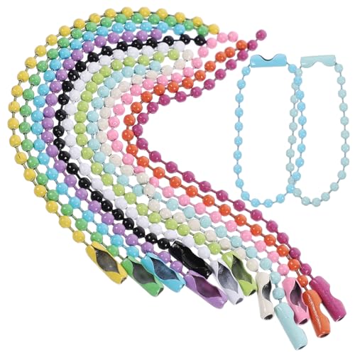 ARTIBETTER 200 Stück Kugelkette Schlüsselanhänger Metallkette für Schmuckherstellung Diy Bastelprojekte Dekorative Bead Chain für Etiketten und Anhänger Vielseitige Anwendungsmöglichkeiten ARTIBETTER 200 Stück Kugelkette Schlüsselanhänger Metallkette für Schmuckherstellung Diy Bastelprojekte Dekorative Bead Chain für Etiketten und Anhänger Vielseitige Anwendungsmöglichkeiten von Artibetter