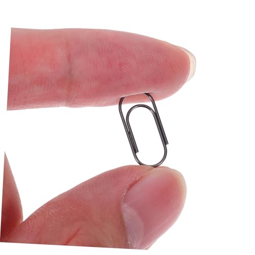 ARTIBETTER 200 Stück Vintage Mini Metall Klammern Rote Schwarze Nickel Büroklammern Starke Haftung Praktisch für Dokumentenorganisation Zuhause und Büro Niedliche Kleine Papierclips von Artibetter