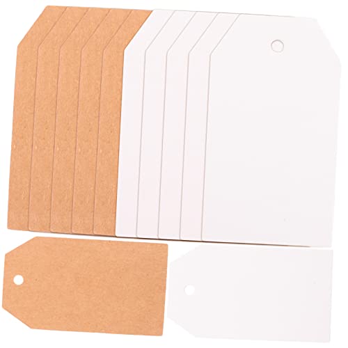 ARTIBETTER 200 Stück Vintage Preisschilder Spitzes Design Doppelseitig Beschreibbare Hang Tags für Lagerverwaltung Scrapbooking und Dekoration Weiß Kraftfarben ARTIBETTER 200 Stück Vintage Preisschilder Spitzes Design Doppelseitig Beschreibbare Hang Tags für Lagerverwaltung Scrapbooking und Dekoration Weiß Kraftfarben von Artibetter