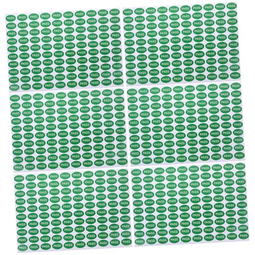 ARTIBETTER 2000 Stück Qc Passed Aufkleber Selbstklebende Qualitätsprüfetiketten für Lager Langlebig Für Effiziente Qualitätskontrolle Bestandsüberwachung von Artibetter