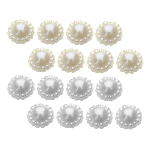 ARTIBETTER 200Stücke DIY Charms Kreative Falsche Perlen Haarnadel und Brosche Abs Schmuckaccessoires für Eleganten Haarschmuck und Handgemachte Projekte von Artibetter