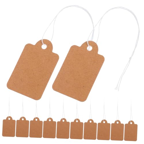 ARTIBETTER 200Stücke Kraftpapier Mit Schnur Beschreibbare Preisschilder Für Kleidung Schmuck Und Einzelhandel Langlebig Und Vielseitig Einsetzbar ARTIBETTER 200Stücke Kraftpapier Mit Schnur Beschreibbare Preisschilder Für Kleidung Schmuck Und Einzelhandel Langlebig Und Vielseitig Einsetzbar von Artibetter