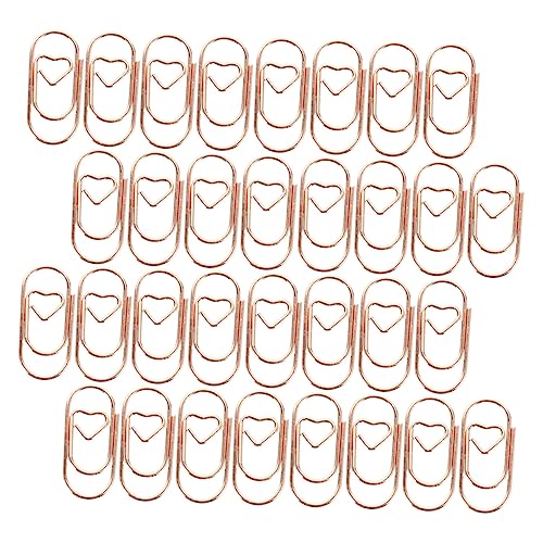 ARTIBETTER 200Stücke Papierclips aus Metall Robuste Langlebige Büroklammern Roségold für Bürobedarf und Kreative Projekte von Artibetter