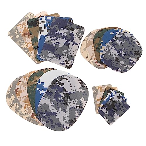 ARTIBETTER 20Stücke Camouflage Patches Reparatur Pflaster für Kleidung Jeans Jacken Taschen Einfache Anwendung zum Bügeln oder Multi Gebrauchsdesign ARTIBETTER 20Stücke Camouflage Patches Reparatur Pflaster für Kleidung Jeans Jacken Taschen Einfache Anwendung zum Bügeln oder Multi Gebrauchsdesign von Artibetter