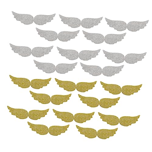 ARTIBETTER 20Stücke Glitzer Patches Flügelornamente für Kleidung Aufbügelflicken und Applikationen für DIY Projekte Taschen Hüte und Mehr ARTIBETTER 20Stücke Glitzer Patches Flügelornamente für Kleidung Aufbügelflicken und Applikationen für DIY Projekte Taschen Hüte und Mehr von Artibetter