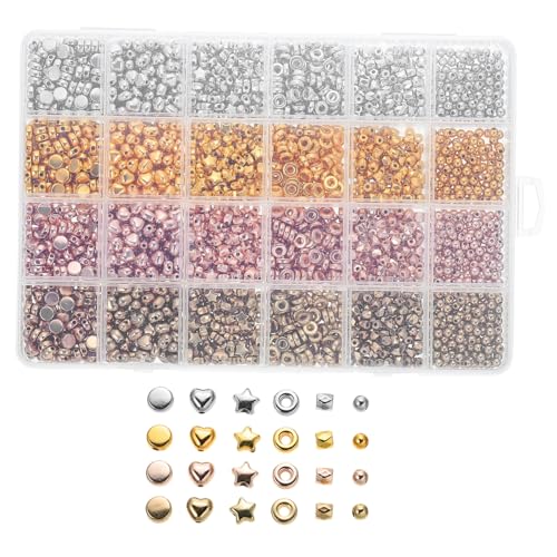 ARTIBETTER 2160Stücke DIY Spacer Perlen Lose Perlen für Armband und Schmuckherstellung Bastelprojekte und Hochwertige Kunststoffmaterialien ARTIBETTER 2160Stücke DIY Spacer Perlen Lose Perlen für Armband und Schmuckherstellung Bastelprojekte und Hochwertige Kunststoffmaterialien von Artibetter