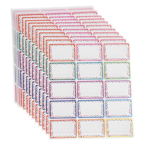 ARTIBETTER 23 Blatt Aufkleber Für Namensschilder Etiketten Für Namensschilder Namensschilds Bunte Namensschilder Aufkleber Mit Namensetiketten Aufkleber Aus Synthetischem Papier von Artibetter