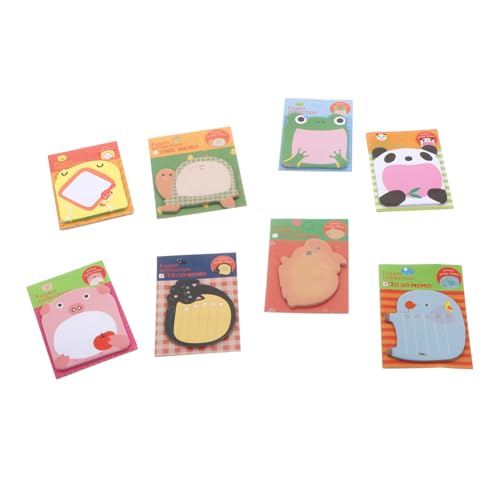 ARTIBETTER 24 Stück Bunte Cartoon Tier Haftnotizen Selbstklebende Notizblöcke für Büro Schule und Zuhause Kreatives Design Leuchtende Farben Vielseitig Einsetzbar ARTIBETTER 24 Stück Bunte Cartoon Tier Haftnotizen Selbstklebende Notizblöcke für Büro Schule und Zuhause Kreatives Design Leuchtende Farben Vielseitig Einsetzbar von Artibetter