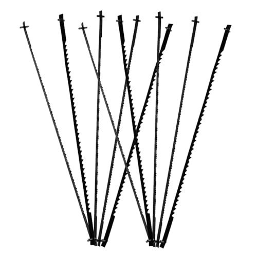 ARTIBETTER 24 Stück Holzbearbeitungsgeschwindigkeits Sah Blade Schneiden Von Metall Mit Einer Bügelsäge Metallsäge Zum Schneiden Von Metall Holzbearbeitungsklingen Kohlenstoffstahl Black von Artibetter