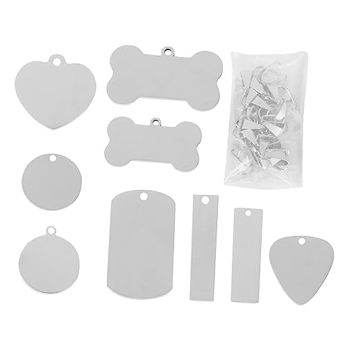 ARTIBETTER 24 Stück Hundemarken Blanko Anhänger für Haustiere Langlebige Id Tags Stanzrohlinge Kreative Dekoration für Hunde und Katzen ARTIBETTER 24 Stück Hundemarken Blanko Anhänger für Haustiere Langlebige Id Tags Stanzrohlinge Kreative Dekoration für Hunde und Katzen von Artibetter