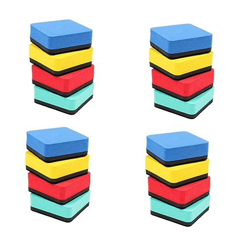 ARTIBETTER 24 Stück Magnetische Tafelschwämme Teiliges Farbige Weiße Boardwischer für Schule Büro und Zuhause Abwaschbar Ergonomisch für Glatte Oberflächen Wie Whiteboards und Kreidetafeln ARTIBETTER 24 Stück Magnetische Tafelschwämme Teiliges Farbige Weiße Boardwischer für Schule Büro und Zuhause Abwaschbar Ergonomisch für Glatte Oberflächen Wie Whiteboards und Kreidetafeln von Artibetter