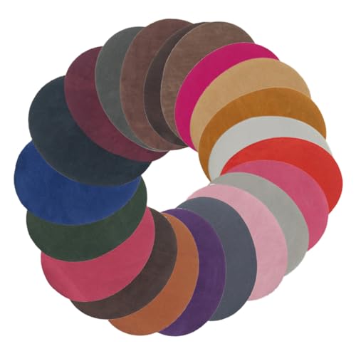ARTIBETTER 24 Stück Nähflicken für Jacken Selbstklebende Ellbogen Reparaturpatches für Diy Kleidung Vielseitig Einsetzbar für Shirts Kissen Vorhänge und Mehr von Artibetter