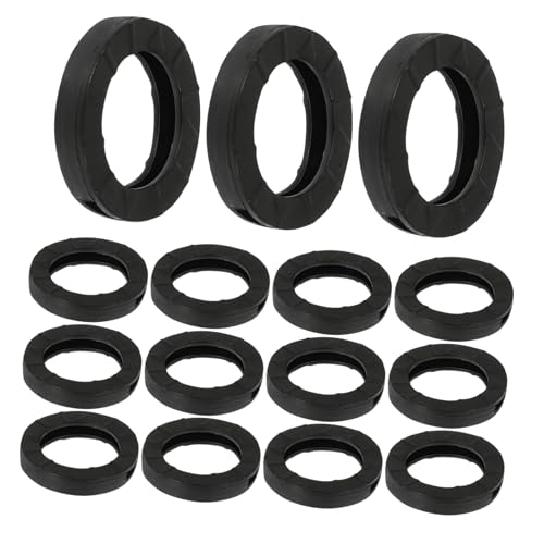 ARTIBETTER 24 Stück Schlüssel Etiketten Abdeckung Tastenabdeckungen Schlüsselfarbkappen -schlüsselabdeckungen Stichworte Klein Zubehör Ärmel Mehrere Mit Runden Für Kieselgel Black von Artibetter