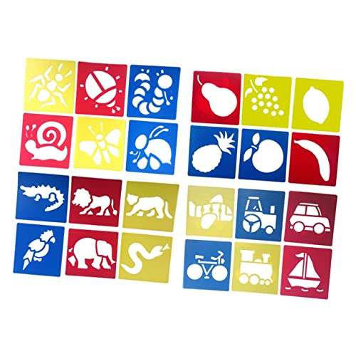 ARTIBETTER 24 Stück Teiliges Diy Zeichenschablonen Set für Mehrere Muster Wiederverwendbare Malvorlagen für Kreative Bastelprojekte für Vorschulkinder Fantasie und Kreativität ARTIBETTER 24 Stück Teiliges Diy Zeichenschablonen Set für Mehrere Muster Wiederverwendbare Malvorlagen für Kreative Bastelprojekte für Vorschulkinder Fantasie und Kreativität von Artibetter