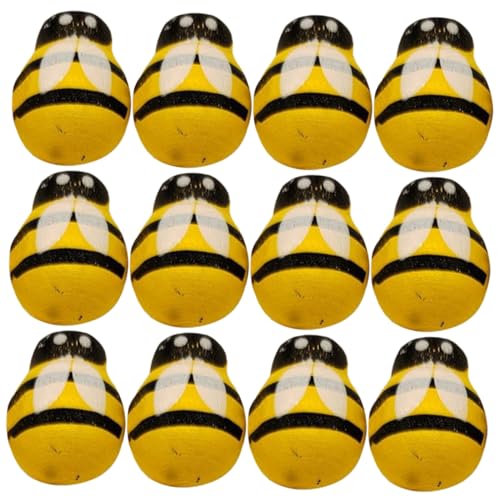 ARTIBETTER 24 Stück Teiliges Holz bienen Handbemalte Bienenornamente Vielseitige DIY Dekorationen für Party Wohn Bastelbedarf Rustikale Bienen Streudeko für Tisch und Wand ARTIBETTER 24 Stück Teiliges Holz bienen Handbemalte Bienenornamente Vielseitige DIY Dekorationen für Party Wohn Bastelbedarf Rustikale Bienen Streudeko für Tisch und Wand von Artibetter