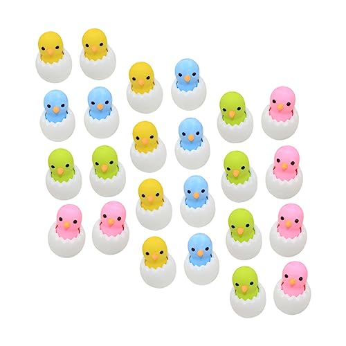 ARTIBETTER 24 Stück Teiliges Kreative Küken Radiergummis Bunte Ostern Radierer für Niedliche Schulstationery Zufällige Farben für Schülerpreise Zufällige Farbe von Artibetter