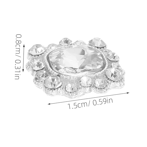 ARTIBETTER 24 Stück Teiliges Strass Kristallknöpfe mit Funkelnde Verzierung für Kleidung Taschen Schmuck und Diy Bastelprojekte Silberfarbene Nähtasten für Hochzeit und Brautkleider ARTIBETTER 24 Stück Teiliges Strass Kristallknöpfe mit Funkelnde Verzierung für Kleidung Taschen Schmuck und Diy Bastelprojekte Silberfarbene Nähtasten für Hochzeit und Brautkleider von Artibetter