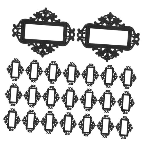 ARTIBETTER 24 Stück Teiliges Vintage Metall Etikettenrahmen mit Sicherem Kartenhalter für Schubladen und Aktenschränke Antike Möbel Beschriftung zur Organisierten Ablage in Büro und Zuhause ARTIBETTER 24 Stück Teiliges Vintage Metall Etikettenrahmen mit Sicherem Kartenhalter für Schubladen und Aktenschränke Antike Möbel Beschriftung zur Organisierten Ablage in Büro und Zuhause von Artibetter