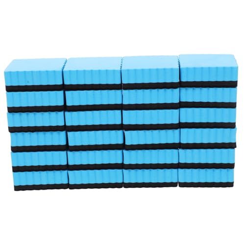 ARTIBETTER 24 Stück Whiteboard-radierer Whiteboard-reiniger Weißer Brettreiniger Klassenzimmer Müssen Haben Radiergummis Für Trockenlöschtafeln Whiteboard-trockenlöscher Sky-blue Filzstoff von Artibetter