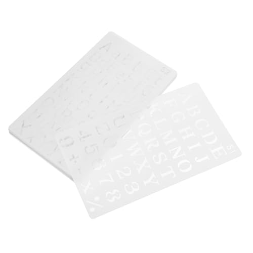 ARTIBETTER 24Stücke Teiliges Alphanumerisches Schablonen Set für Gestalten Hohle Malerei Vorlagen für Planer Tagebuch Scrapbooking DIY Zeichnungen und Kalligraphie Weiß ARTIBETTER 24Stücke Teiliges Alphanumerisches Schablonen Set für Gestalten Hohle Malerei Vorlagen für Planer Tagebuch Scrapbooking DIY Zeichnungen und Kalligraphie Weiß von Artibetter