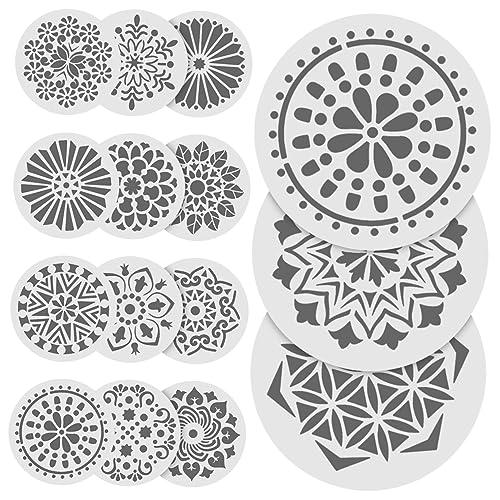 ARTIBETTER 24Stücke Wiederverwendbare Blumenmalerei Schablonen Hohlauszeichnungsvorlagen Für DIY Wandgestaltung Für Stoffe Und Mehr ARTIBETTER 24Stücke Wiederverwendbare Blumenmalerei Schablonen Hohlauszeichnungsvorlagen Für DIY Wandgestaltung Für Stoffe Und Mehr von Artibetter