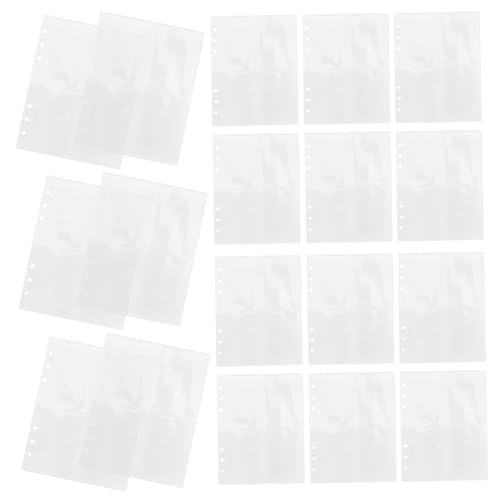 ARTIBETTER 25 Blatt Wiederverwendbare Loseblatt für Budgetplanung Hüllen für Geld und Karten für Haushaltsbuch und Tägliche Nutzung Praktisch und Kompatibel mit Budgetbüchern von Artibetter