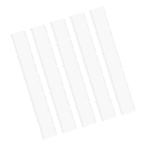 ARTIBETTER 25 Stück Ordnertaschen Aktenordner Organizer 6 Löcher Taschenordner Taschen Zum Organisieren Von Ordnertaschen Nachfüllkartentaschen Wiederverwendbare Beutel 6 Löcher von Artibetter