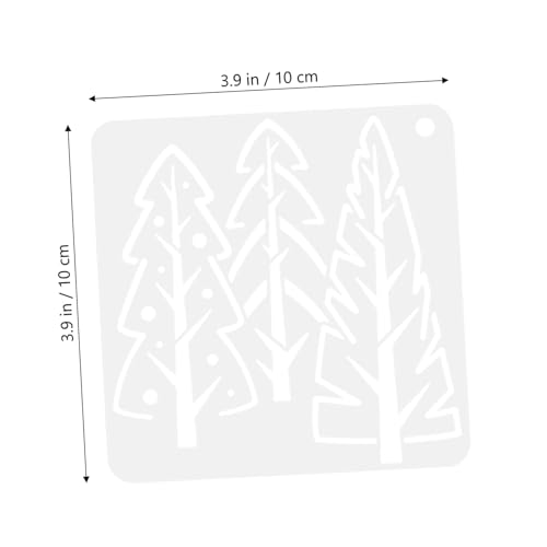 ARTIBETTER 25 Stück Teiliges Weihnachtsbaum Malvorlagen Pet Wiederverwendbare Schablonen für DIY Fensterbilder Bastelprojekte und Wanddekoration Strapazierfähig für Weihnachtsdeko und ARTIBETTER 25 Stück Teiliges Weihnachtsbaum Malvorlagen Pet Wiederverwendbare Schablonen für DIY Fensterbilder Bastelprojekte und Wanddekoration Strapazierfähig für Weihnachtsdeko und von Artibetter