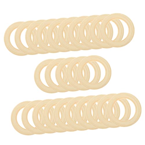 ARTIBETTER 25 Stück Unbehandelte Holzringe für Diy Handwerk Glatte Bastelringe für Macrame Projekte Schmuckherstellung und Kreative Dekorationen ARTIBETTER 25 Stück Unbehandelte Holzringe für Diy Handwerk Glatte Bastelringe für Macrame Projekte Schmuckherstellung und Kreative Dekorationen von Artibetter