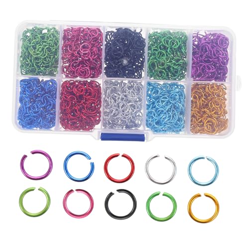 ARTIBETTER 250 Stück Farbige Aluminium Offene Sprungringe für Diy Schmuckherstellung Vielseitige Verbindungsringe für und Armbänder Tragbar und Langlebig ARTIBETTER 250 Stück Farbige Aluminium Offene Sprungringe für Diy Schmuckherstellung Vielseitige Verbindungsringe für und Armbänder Tragbar und Langlebig von Artibetter