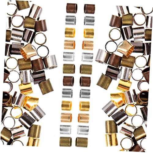 ARTIBETTER 2500Stücke Crimp Röhrchenperlen für Schmuckherstellung Mischfarben DIY Zubehör für Armbänder und Projekte Langlebig und Gestaltet von Artibetter
