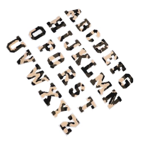 ARTIBETTER 26 Stück Buchstaben-stickaufkleber Buchstabenapplikationen Applikation Aufnähen Vinyl Flecken Aufnäher Für Kleidungsapplikationen Buchstaben Aufbügeln Polyester von Artibetter