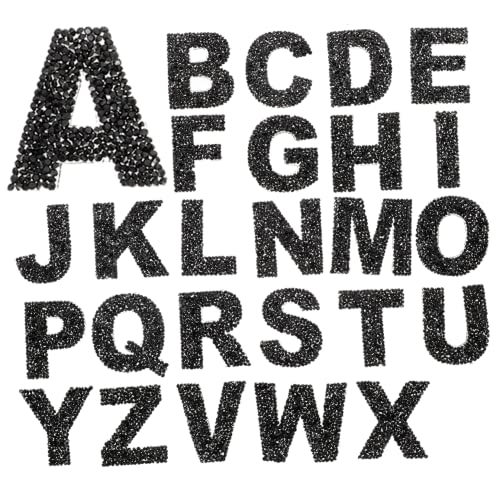ARTIBETTER 26 Stück Teiliges Strass Buchstaben Set zum Aufbügeln Selbstklebende Glitzer Buchstabenaufkleber Diy Applikationen für Kleidung Taschen Hüte und Geschenkdekoration ARTIBETTER 26 Stück Teiliges Strass Buchstaben Set zum Aufbügeln Selbstklebende Glitzer Buchstabenaufkleber Diy Applikationen für Kleidung Taschen Hüte und Geschenkdekoration von Artibetter