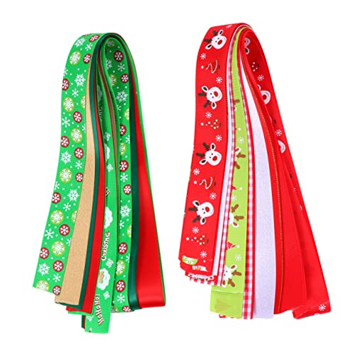 ARTIBETTER 27 Stück Teiliges Weihnachtsband Set Breit Bedruckte Geschenkband Dekoration Langlebige DIY Bastelmaterialien für Geschenkverpackung und Haaraccessoires Festliche Weihnachtsfarben ARTIBETTER 27 Stück Teiliges Weihnachtsband Set Breit Bedruckte Geschenkband Dekoration Langlebige DIY Bastelmaterialien für Geschenkverpackung und Haaraccessoires Festliche Weihnachtsfarben von Artibetter