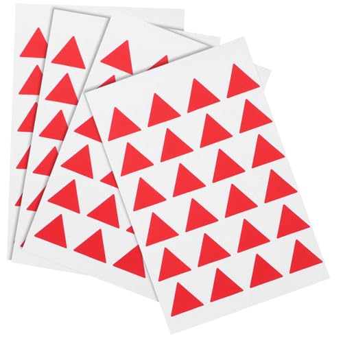 ARTIBETTER 288 Stück Rote Fahnenaufkleber Wiederverwendbar Farbig Farben Etikett Schild Vinyl Name Kleine Klassifizierungsaufkleber Selbstklebender Klassifikationsaufkleber Label-patch Papier von Artibetter