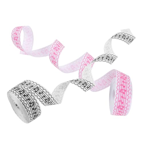ARTIBETTER 2Rollen Noten Muster Geschenkband Wasserdichtes Bastelband Für Dekoration DIY Geschenktüten Und Blumenprojekte Für Partys Und Feiern ARTIBETTER 2Rollen Noten Muster Geschenkband Wasserdichtes Bastelband Für Dekoration DIY Geschenktüten Und Blumenprojekte Für Partys Und Feiern von Artibetter