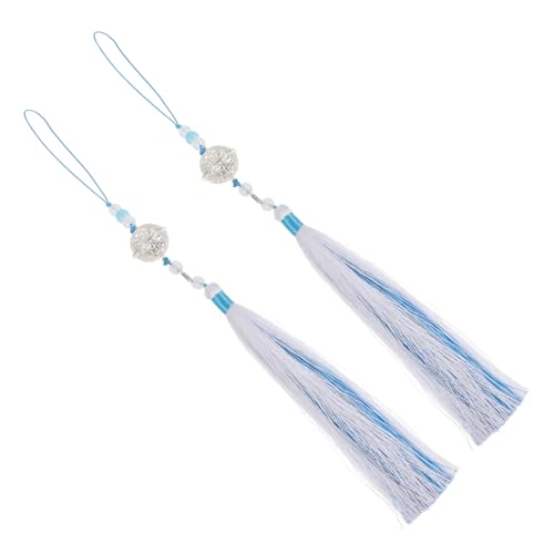 ARTIBETTER 2Stücke Chinesische Quaste Anhänger für Handgefertigte Dekoration im Chinesischen Stil Ornamente Outfitgestaltung von Artibetter