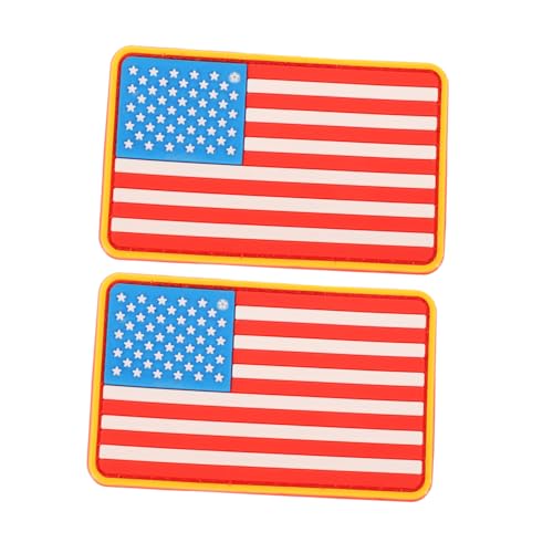 ARTIBETTER 2Stücke Exquisite Rucksack Patches Amerikanische Flagge Aufnäher für Kleiderdekoration für Taschen Jacken und DIY Projekte und Langlebig von Artibetter