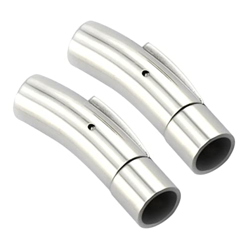 ARTIBETTER 2Stücke Magnetischer Schmuckverschluss für Lederband Robuste und Allergiefreie Endverschlüsse für DIY Armbänder und Schmuckherstellung ARTIBETTER 2Stücke Magnetischer Schmuckverschluss für Lederband Robuste und Allergiefreie Endverschlüsse für DIY Armbänder und Schmuckherstellung von Artibetter