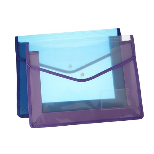 ARTIBETTER 2Stücke Multifunktions Dokumententaschen für Dateiaufbewahrung Dateibeutel mit Pocket Design für Büro Schule und Reisen Zufällige von Artibetter