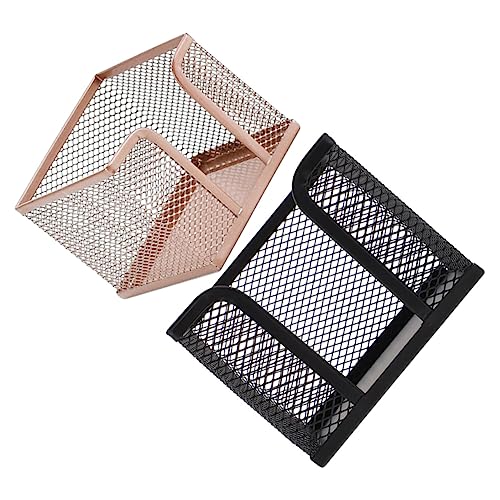 ARTIBETTER 2Stücke Notizblockhalter Aus Mesh Praktischer Behälter Für Tischservietten Und Schreibtisch Notizblöcke Für Schule Roségold ARTIBETTER 2Stücke Notizblockhalter Aus Mesh Praktischer Behälter Für Tischservietten Und Schreibtisch Notizblöcke Für Schule Roségold von Artibetter